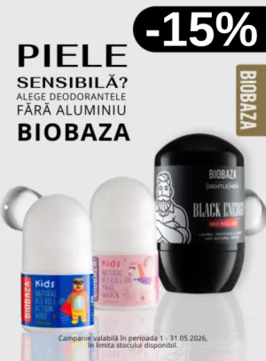 Promotie cu reducere 15% la Biobaza