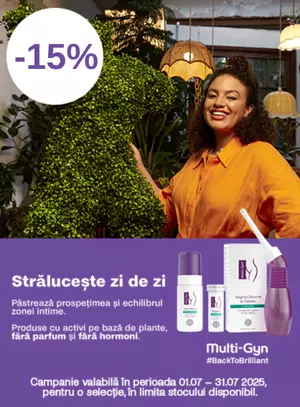 Promotie cu reducere 15% la Bioclin Multi-Gyn
