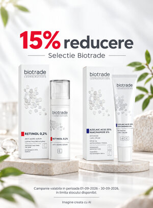 Promotie cu reducere 15% la Biotrade