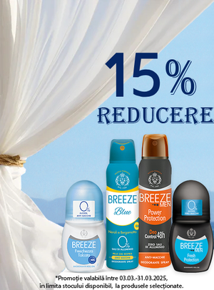 Promotie cu reducere 15% la Breeze