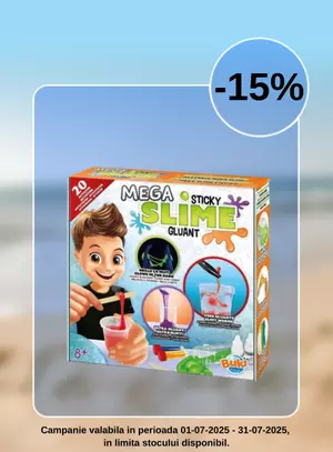 Promotie cu reducere 15% la Buki