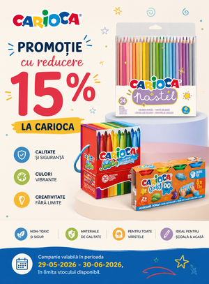 Promotie cu reducere 15% la Carioca