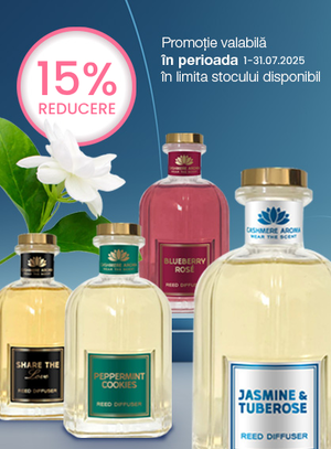 Promotie cu reducere 15% la Cashmere Aroma
