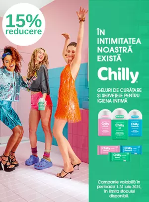 Promotie cu reducere 15% la Chilly