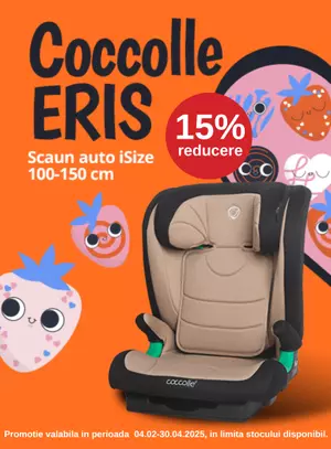 Promotie cu reducere 15% la Coccolle Eris