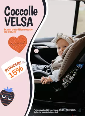 Promotie cu reducere 15% la Coccolle Velsa