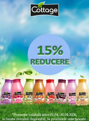 Promotie cu reducere 15% la Cottage