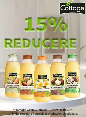 Promotie cu reducere 15% la Cottage