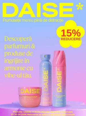 Promotie cu reducere 15% la Daise
