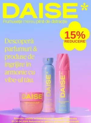 Promotie cu reducere 15% la Daise