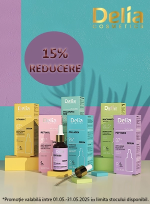 Promotie cu reducere 15% la Delia