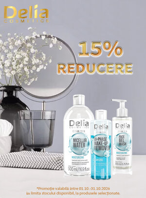 Promotie cu reducere 15% la Delia