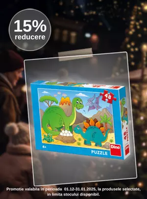 Promotie cu reducere 15% la Dino Toys