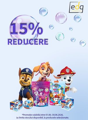 Promotie cu reducere 15% la EDG