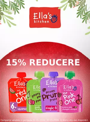 Promotie cu reducere 15% la Ellas Kitchen