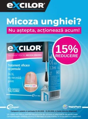 Promotie cu reducere 15% la Excilor