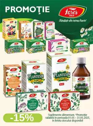 Promotie cu reducere 15% la Fares