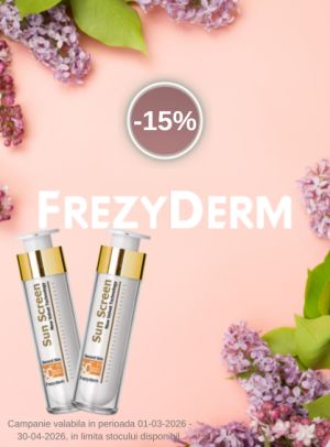 Promotie cu reducere 15% la Frezyderm
