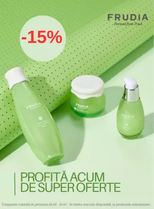 Promotie cu reducere 15% la Frudia