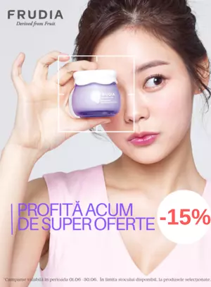 Promotie cu reducere 15% la Frudia