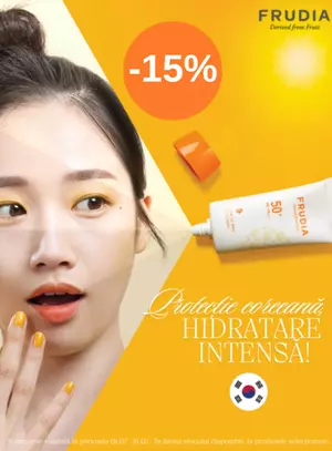 Promotie cu reducere 15% la Frudia - SPF