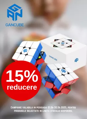 Promotie cu reducere 15% la Gan Cube