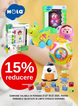 Promotie cu reducere 15% la Hola