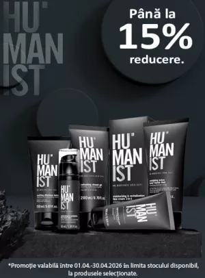 Promotie cu reducere 15% la Humanist