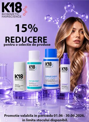 Promotie cu reducere 15% la K18