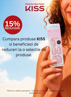 Promotie cu reducere 15% la Kiss