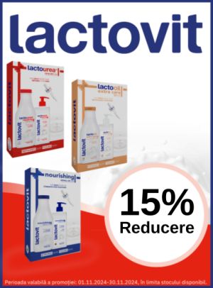 Promotie cu reducere 15% la Lactovit