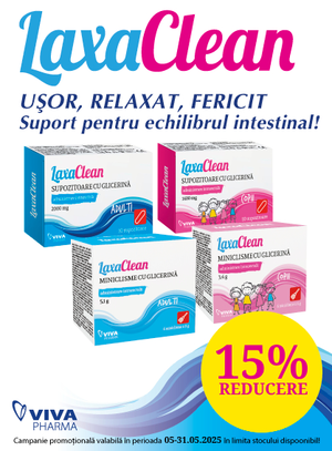 Promotie cu reducere 15% la Laxaclean
