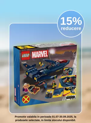 Promotie cu reducere 15% la Lego