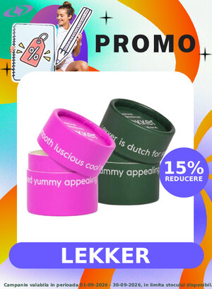 Promotie cu reducere 15% la Lekker