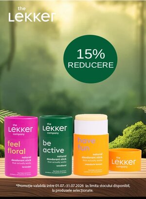 Promotie cu reducere 15% la Lekker