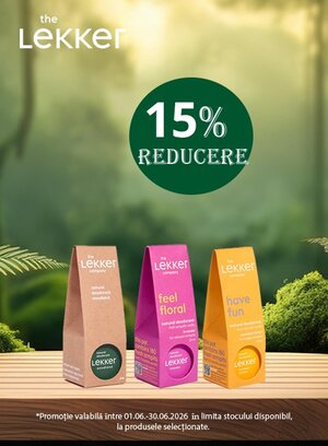 Promotie cu reducere 15% la Lekker