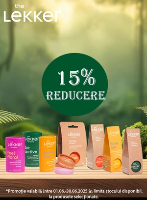 Promotie cu reducere 15% la Lekker