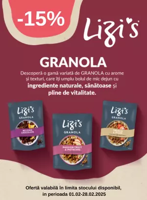 Promotie cu reducere 15% la Lizi's