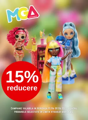 Promotie cu reducere 15% la LOL Surprise si Rainbow High