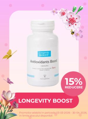 Promotie cu reducere 15% la Longevity Boost