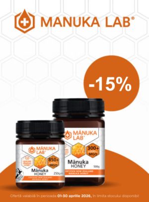 Promotie cu reducere 15% la Manuka Lab