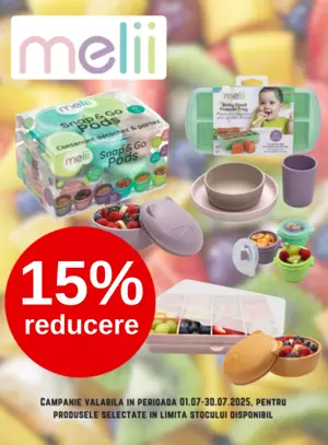Promotie cu reducere 15% la Melii