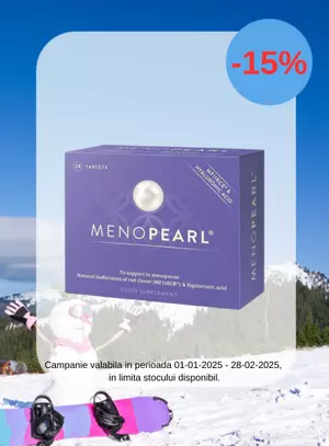 Promotie cu reducere 15% la Menopearl