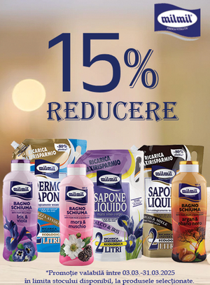 Promotie cu reducere 15% la Mil Mil