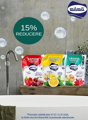Promotie cu reducere 15% la Mil Mil