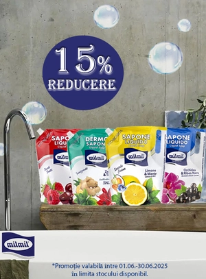 Promotie cu reducere 15% la Mil Mil