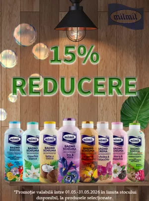 Promotie cu reducere 15% la Mil Mil