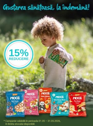 Promotie cu reducere 15% la Mogli