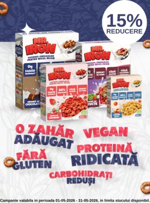 Promotie cu reducere 15% la Mr Iron