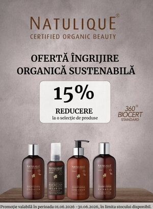 Promotie cu reducere 15% la Natulique